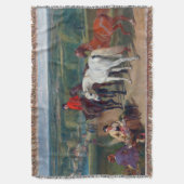 Uitoefening van de Royal Horses John Frederick Her Deken (Voorkant Verticaal)