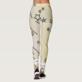 Uitoefening van een aangepast sterrenpatroon leggings (Achterkant)