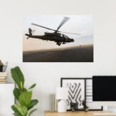 Uitoefening van een luchtaanval poster (Thuiskantoor)