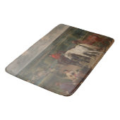 Uitoefening van koninklijke paarden (paardenkunst) badmat (Gekanteld)