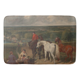 Uitoefening van koninklijke paarden (paardenkunst) badmat