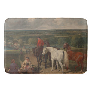 Uitoefening van koninklijke paarden (paardenkunst) badmat
