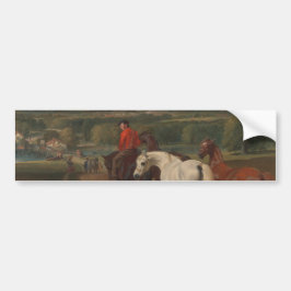 Uitoefening van koninklijke paarden (paardenkunst) bumpersticker