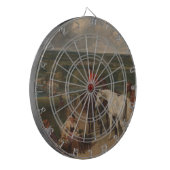 Uitoefening van koninklijke paarden (paardenkunst) dartbord (Voorkant Links)