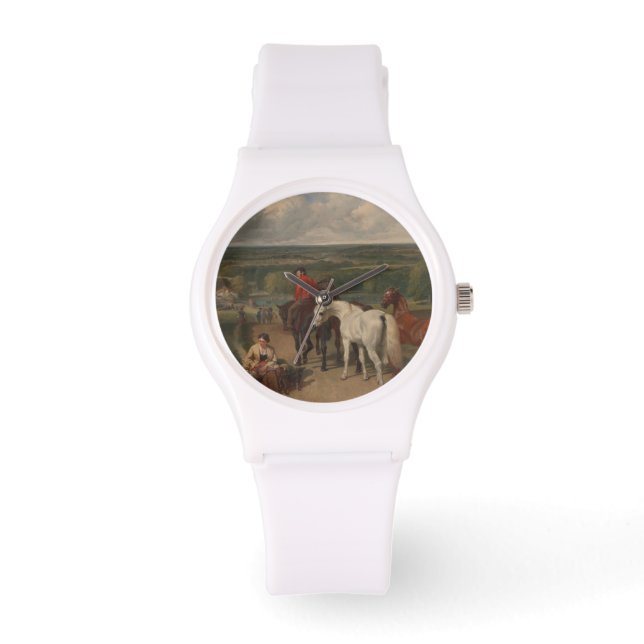 Uitoefening van koninklijke paarden (paardenkunst) horloge (Voorkant)