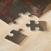 Uitoefening van koninklijke paarden (paardenkunst) legpuzzel (Zijkant)