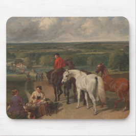 Uitoefening van koninklijke paarden (paardenkunst) muismat