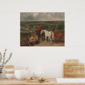 Uitoefening van koninklijke paarden (paardenkunst) poster (Keuken)