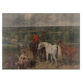 Uitoefening van koninklijke paarden (paardenkunst) snijplank