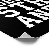 Uitoefening van kracht en spier - oude Man Poster (Hoek)