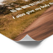 Uitoefening van Motivatie offertes — Fysieke uitwe Poster (Hoek)