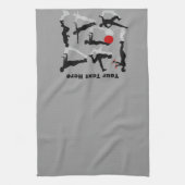 Uitoefeningscijfers (gepersonaliseerd) theedoek (Verticaal)