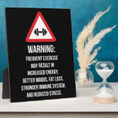 Uitoefeningsvoordelen - Waarschuwing - Motivatie u Fotoplaat (Zijkant)