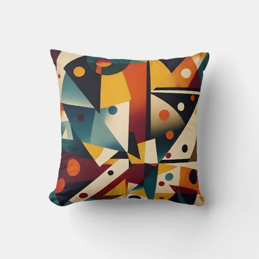 Uitpuilen met abstractie - Ken Gage Art Kussen (Voorkant)