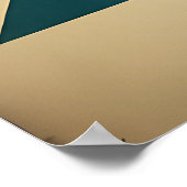 Uitpuilen met abstractie - Ken Gage Art Poster (Hoek)