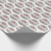 Uitpuilende tekst voor chemische ingenieur cadeaupapier (Hoek)