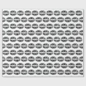 Uitpuilende tekst voor chemische ingenieur cadeaupapier (Vlak)