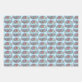 Uitpuilende tekst voor chemische ingenieur inpakpapier vel (Voorkant)