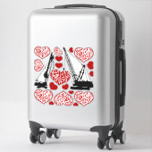 Uitputtende Liefde Harten Sticker Set (Koffer)