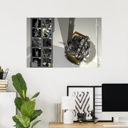 Uitputting Poster (Thuiskantoor)