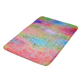 Uitputting van het kleurrijk badmat