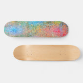 Uitputting van het kleurrijk persoonlijk skateboard (Horizontaal)