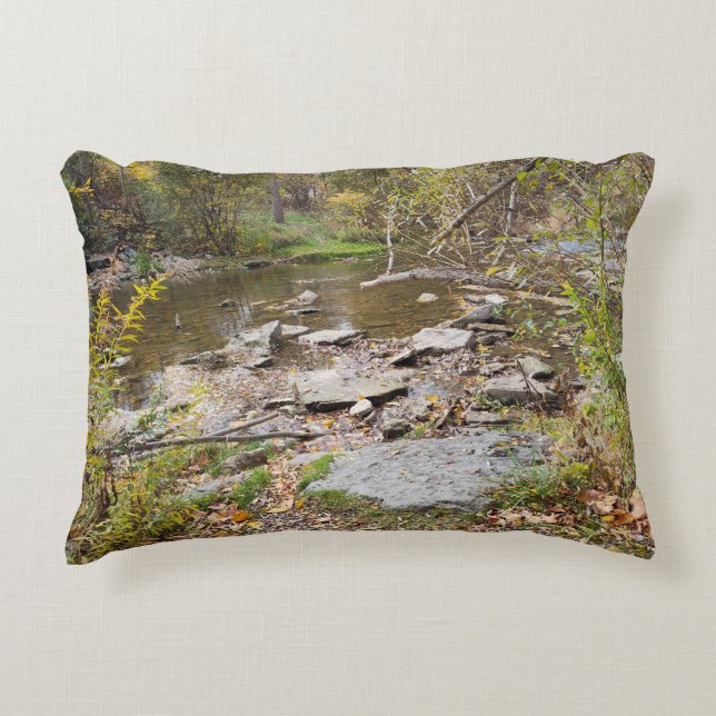Uitreiken aan de overkant van de Creek Accent Kussen (Voorkant)