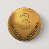 Uitreiking Bronze 3rd Place Ronde Button 5,7 Cm (Voorkant)