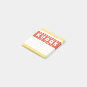 Uitreiking erkenning van projectbeheer Kudos Post-it® Notes (Schuin)