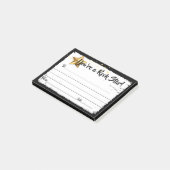 Uitreiking erkenning werknemer toekenning grote ba post-it® notes (Schuin)