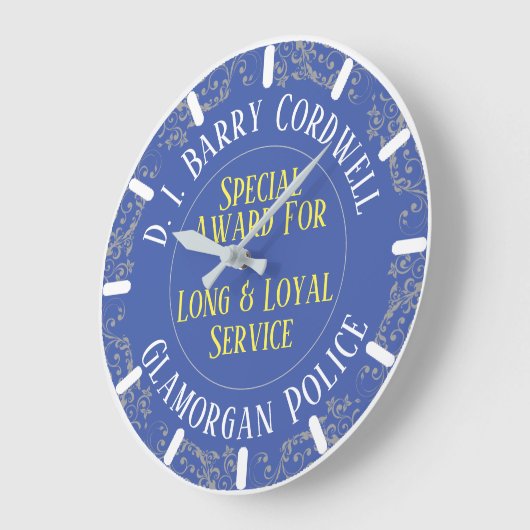 Uitreiking van de politie Long Service Grote Klok (Hoek)