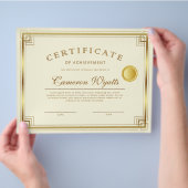 Uitreiking van een vergunning voor het verkrijgen  flyer (Hand)