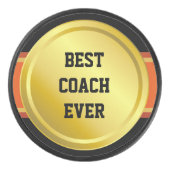 Uitreiking van Ribbon Gold 03 + jouw ideeën Hockey Puck (Voorkant)