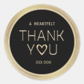 Uitreiking vrijwilliger Hartelijk dank voor jaren  Ronde Sticker (Voorkant)