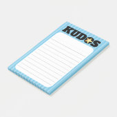 Uitreikingsster kudos, herkenningsster van werknem post-it® notes (Schuin)