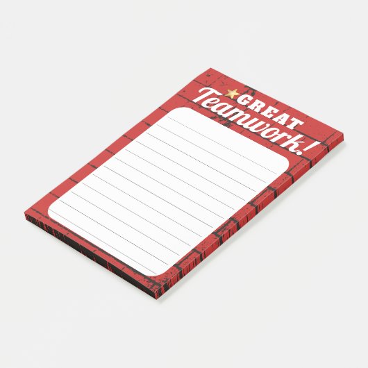 Uitreikingster voor erkenning van werknemers post-it® notes (Schuin)
