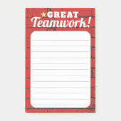 Uitreikingster voor erkenning van werknemers post-it® notes (Voorkant)