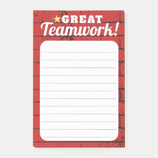 Uitreikingster voor erkenning van werknemers post-it® notes (Voorkant)