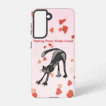 Uitrekende Kat Galaxy Hoesje – Paws-itief Geliefd