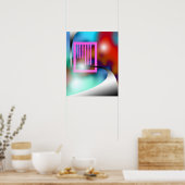 Uitrijpad 16x20 Poster (Keuken)