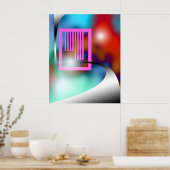 Uitrijpad 24x30 Poster (Keuken)