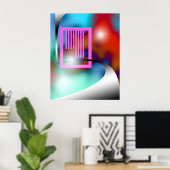 Uitrijpad 24x30 Poster (Thuiskantoor)