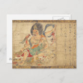 Uitroeiing van het kwaad. Oude Japanse kunst c.110 Briefkaart (Voorkant / Achterkant)