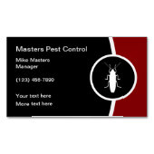 Uitroeiingsdiensten Modern Insect Design Magnetisch Visitekaartje (Voorkant)