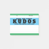 Uitroep grote ideeënherkenningsprijs na ontvangst post-it® notes (Voorkant)