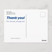 Uitroep om waardering van gezondheidswerkers briefkaart (Achterkant)