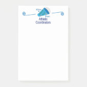 Uitroep voor Athletic Coordinators Post-it® Notes (Voorkant)