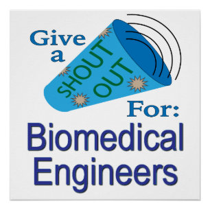 Uitroep voor biomedisch ingenieurs perfect poster