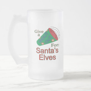 Uitroep voor de elfen van Sinterklaas Matglas Bierpul