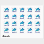 Uitroep voor Mentoren Vierkante Sticker (Vel)